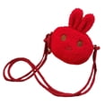 thumbnail image 2 of CAIXIA Womens Crossbody Purse Teens Girls Cute Rabbit Cartoon Crossbody Messenger Purse, Fashion Soft Daily Shoulder Sling Bag, 2 of 8