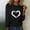 Black sweatshirts women, variant on wycnly Sale Sweatshirt for Women Fall Comfort Lightweight Loose Fit Ladies Cute Pullover Tee Tops Winter Trendy Heart Print Round Neck Long Sleeve Blouses