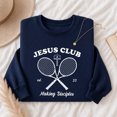 thumbnail image 4 of Jollimate Jesus Club Making Disciples Sweatshirt, Christian Athletic Faith Pullover, Gift for Women, 4 of 6