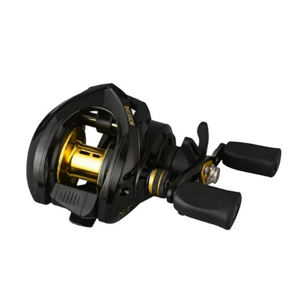 15KG Max Drag Fishing Reel for Bass in Ocean Environment Reel Fishing Accessories Fishing Reel Right Hand,1 * Fishing Reel,Black