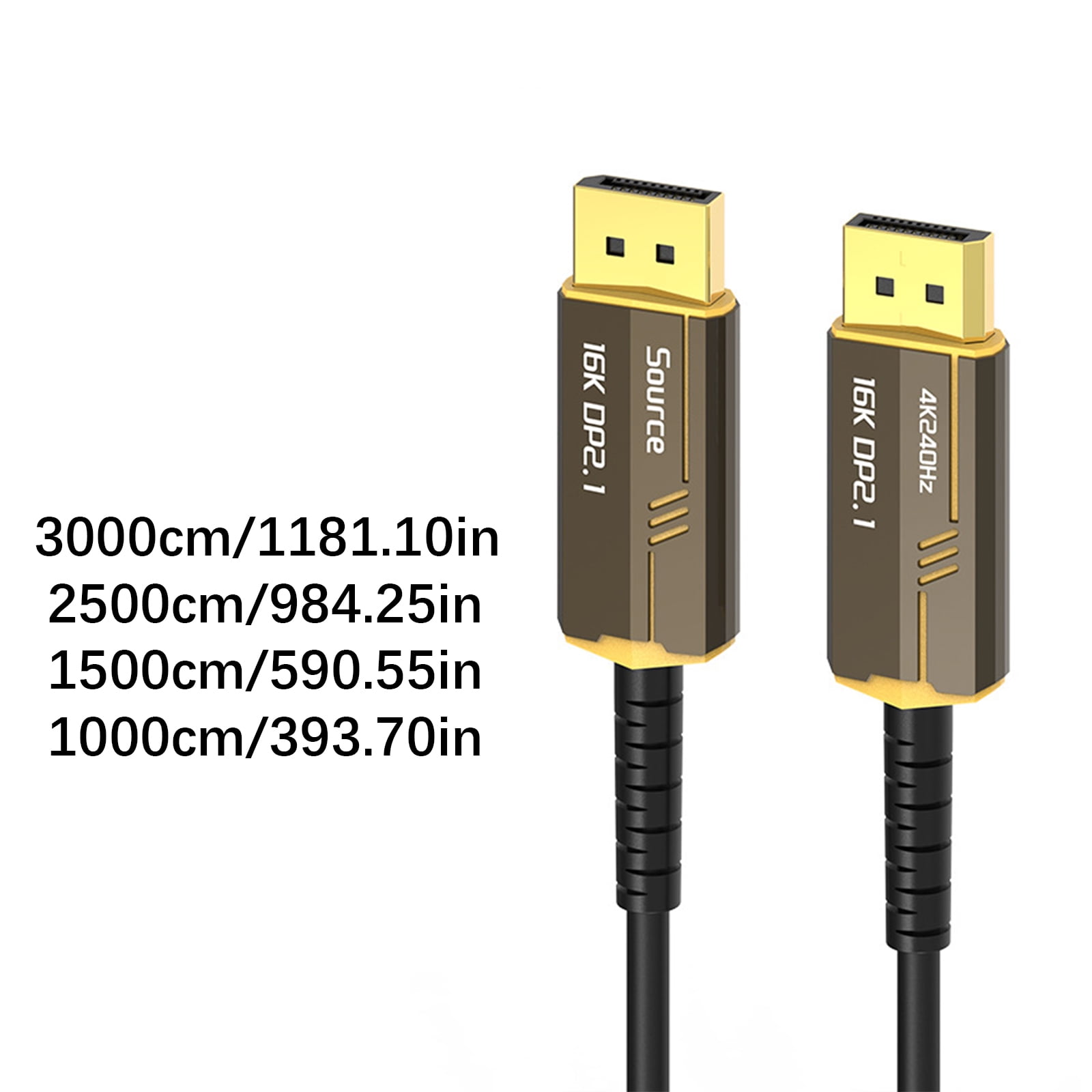 Long Distance DisplayPort Fiber Cable 16K@30Hz 8K@60Hz @240Hz High Rate Headsets