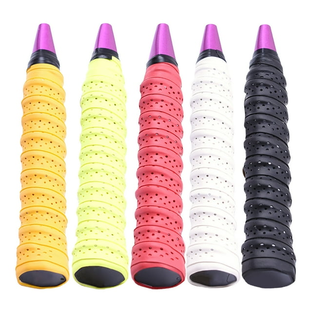 Racket Grip Anti Slip Perforated Absorbent Tennis Badminton Overgrip
