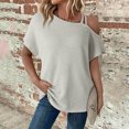 thumbnail image 2 of Women Fashion Tops Summer Frilly Shirts for Women Plus Size Generic Womens Tops, 2 of 5
