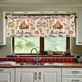 thumbnail image 3 of Yayeee Kitchen Curtains Set of 2 Light Filtering 57"x36" Over Sink Window Panels, Campfire Pattern, 3 of 7