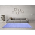 thumbnail image 3 of Ahgly Company Machine Washable Indoor Rectangle Oriental Blue Industrial Area Rugs, 7' x 9', 3 of 4