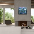 thumbnail image 4 of Epic Graffiti 'Arctic Ocean Color'  by DoodleScapes Canvas Wall Art, 30" x 26", 4 of 7