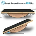 thumbnail image 3 of Balance Board Wooden Wobble Board for Adults, Ideal Balance Board for Standing Desk with Ankle Support, 3 of 6