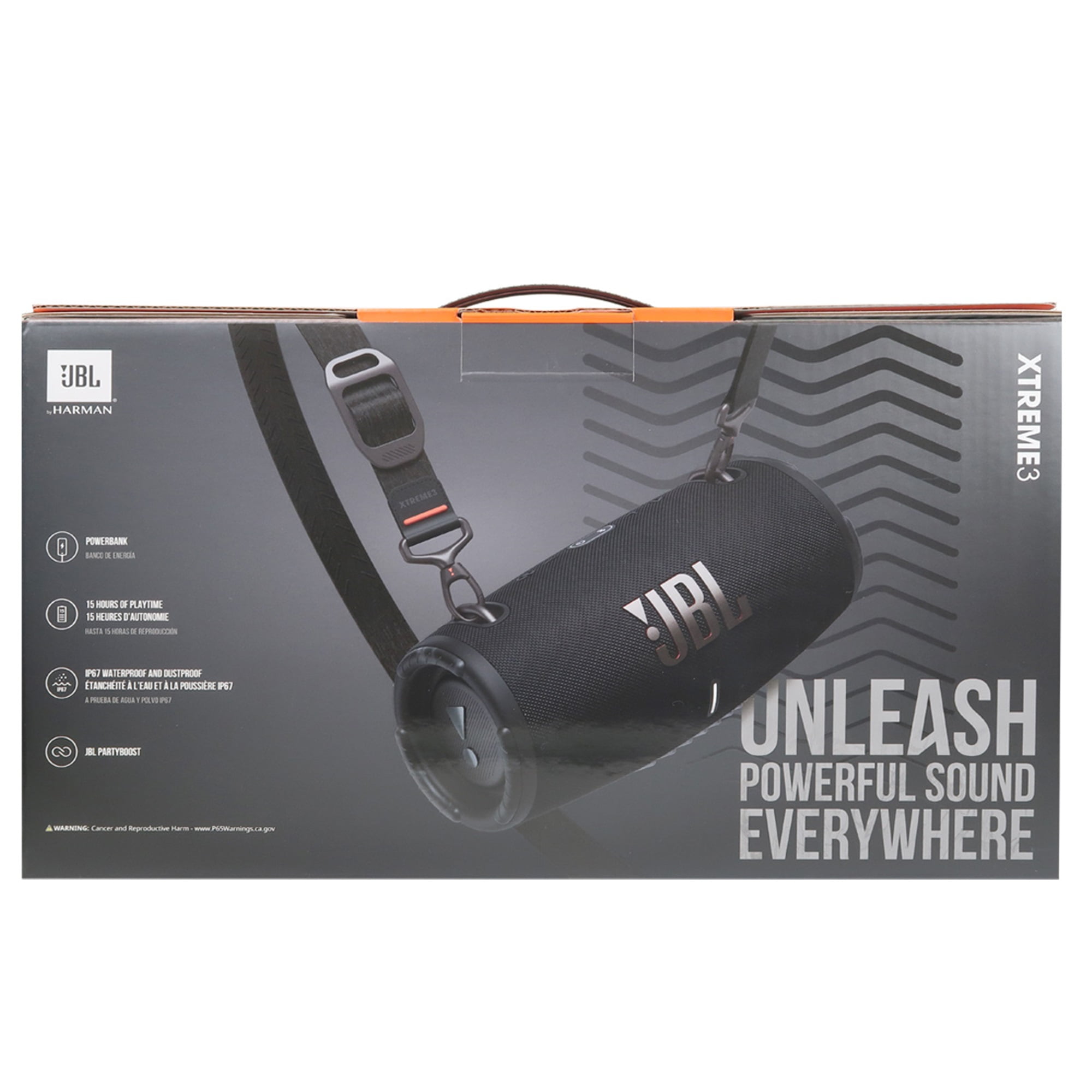 JBL Xtreme 3 Portable Bluetooth Waterproof Speaker, Blue  (图5)