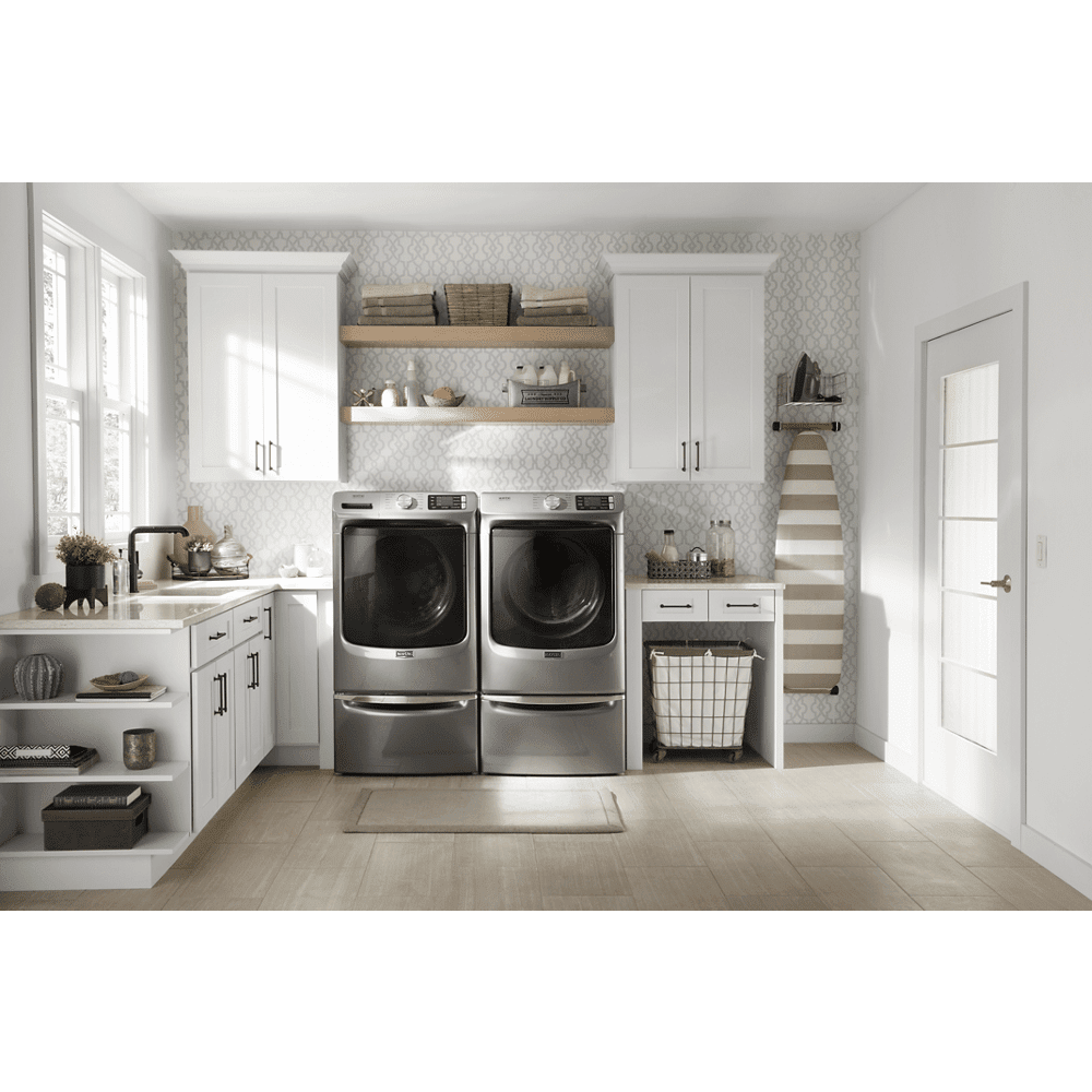Maytag Med6630h 27" Wide 7.3 Cu Ft. Energy Star Rated Electric Dryer - Metallic Slate