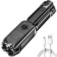 thumbnail image 4 of PFDDRW Super Bright ABS Strong Lights LED Flashlight Outdoor USB-Rechargeable, 4 of 8