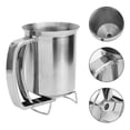 thumbnail image 3 of Stainless Steel Dispenser, Portion Controlled Easyflow Spout Stainless Steel Pancake Cupcake Batter Dispenser, Perfect for Consistent Breakfast Foods, 3 of 3