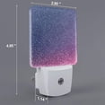 thumbnail image 2 of Sikiie Violet Glitter Led Night Light, Warm White,Cool White Lights for Bathroom,Hallway,Bedroom, Kids Room-UK, 2 of 7
