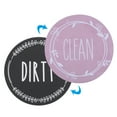 thumbnail image 4 of Uxcell Dirty Clean Dishwasher Magnet, Round Refrigerator Sign Magnet, Black, Pink, 4 of 5