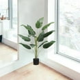 thumbnail image 4 of Mainstays Artificial Banana-Leaf Tree Pot, 4 of 6