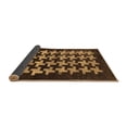 thumbnail image 2 of Ahgly Company Indoor Round Abstract Brown Modern Area Rugs, 8' Round, 2 of 4