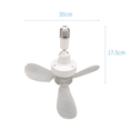 thumbnail image 3 of cpengpj Quiet Desktop Fan with High Airflow, Adjustable Angle Small Cooling Fan for Home, Living Room, Office & Compact Spaces, 3 of 9