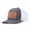 Gray ang white, variant on DAD Golf Leather Patch Embroidered Color Block Trucker Hat Unisex Adjustable Cotton Breathable Fashion Cap for Travel Daily Wear