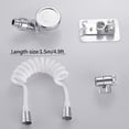 thumbnail image 2 of Boreal Craft Shampoo God Faucet External Shower Booster Small Nozzle Set Wash Basin Pool Bathroom Hand Held Extender Color Shower Heads High Pressure Shower Heads with Lights Shower Wand Head, 2 of 2