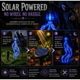 thumbnail image 5 of Grim Reaper Soul Harvester Stake with Spectral Silhouette & No Wires Solar Lights Outdoor for Halloween Graveyard, 5 of 6
