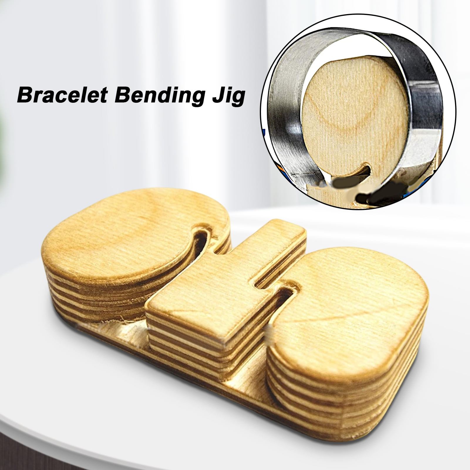 Bracelet Bender Handmade Labor-saving Wood Bangle Bender DIY Jewelry Making  Supplies Birthday Gift