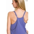 thumbnail image 4 of Zenana Women’s Adjustable Sleeveless Racerback Mini Dress with Built-In Romper Liner – Athletic Casual Activewear Dress, 4 of 8