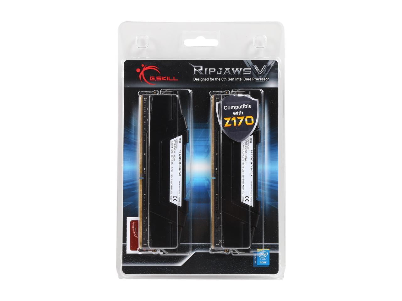 G.SKILL Ripjaws V Series 64GB (4 x 16GB) DDR4 3200 Gaming PC RAM