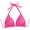 Pink, variant on Sports Bras for Women Plus Size Backless Triangle Beach Bikini Swimsuit Top Womens Seamless Jelly Bras