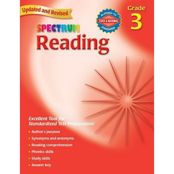 Pre-Owned Reading, Grade 3 (Spectrum) (Paperback) 0769638635 9780769638638