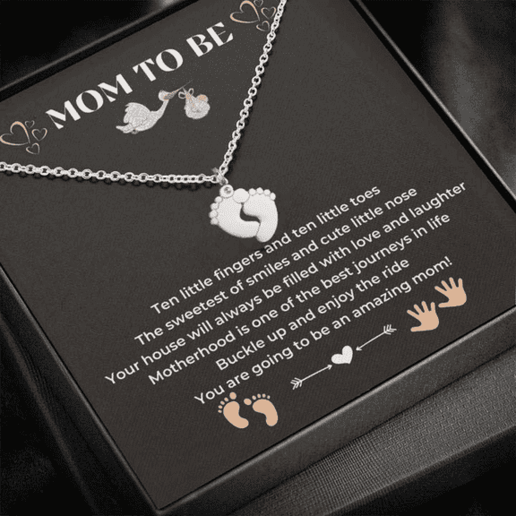 Mom To Be Gifts Pregnancy Wife Women Necklace Gifts for New Mom Mother To Be