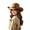 Khaki, variant on LIUYUNNN Oversized Cowboy Hat Classic Cowboy Hat Western Headwear For Outdoor Festival Sun, One Size
