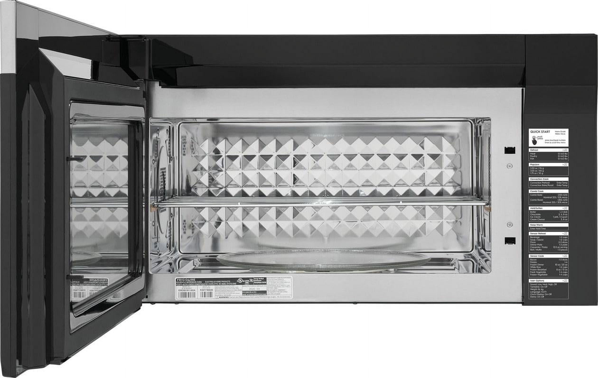 Electrolux Emow1911a 30" Wide 1.9 Cu. Ft. 900 Watt Over The Range Microwave - Stainless