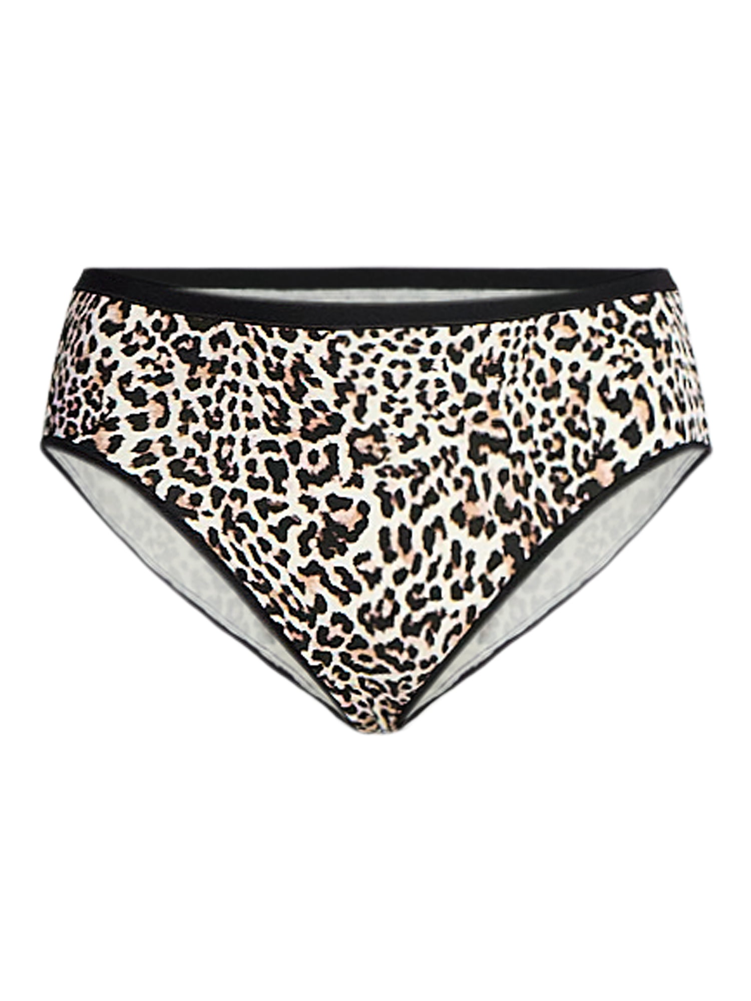 Joyspun Women's Plus Cotton-Blend Hipster Panties, 3-Pack, Sizes 1X-5X