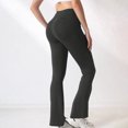 thumbnail image 4 of Stichou Women's Yoga Pants Flare Bootcut Leggings High Waisted Black XL, 4 of 4