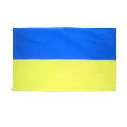 Ukraine Flag 3x5 Ft Outdoor Indoor Decoration Flag Banner with Two Brass Grommets Ukrainian National Flags I Stand