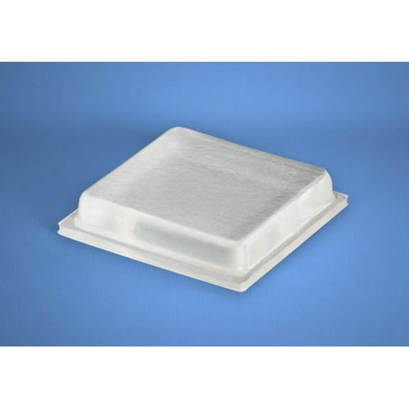 Self-Stick Square Rubber Bumper Pads 1.00" x .180" - 55 pack - BS36 Clear