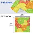thumbnail image 6 of GZHJMY Cloth Napkin Orange Lime Lemon Grapefruit Kitchen Dining Table Decor for Family Gathering Dinner Napkin Festive Party Favors 1 Pack 20" × 20", 6 of 6