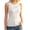 White, variant on Sleeveless Crew Neck Women Slim Fit Ribbed Tank Tops Camisole