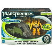 Angle View: Transformers Cyberverse Bumblebee Mobile Battle Bunker Action Figure Set