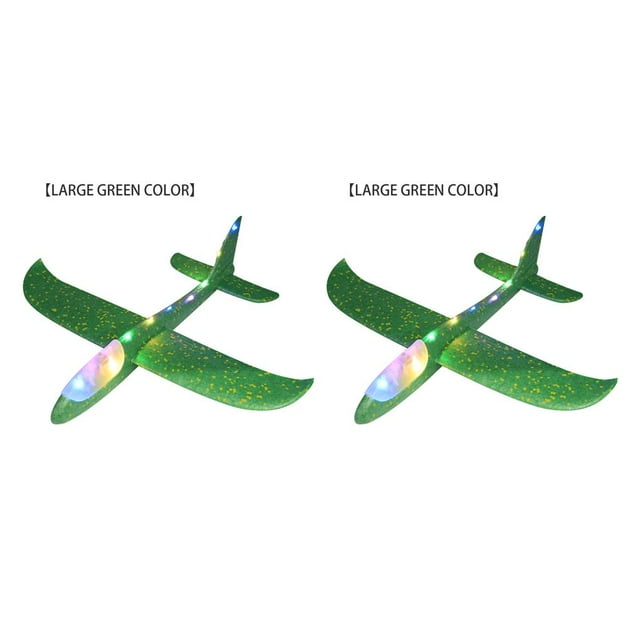 Transemion Aircraft Model Workmanship Toy Airplane Gliding Plane Firm Structure Wear-resistance Children Supplies Kid Aircrafts Type 3 2Set