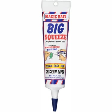 Magic Bait Big Squeeze Fishing Bait, Liver, 4.5 oz