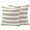 Khaki, variant on 2 Pack Outdoor Waterproof Throw Pillows, Minimalist Khaki and White Stripes Decorative Square Pillow Case Patio Pillows for Chair Couch Sofa 16x16in