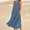 Blue, variant on Yghzkop Women's Summer Fashion Casual Solid Color Sleeveless Cotton Linen Long Maxi Dresses with Pockets