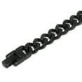 thumbnail image 2 of Black Titanium 10MM Curb Link Bracelet 10.5", 2 of 3