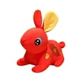 thumbnail image 4 of 2 Piezas de de Pascua, Figuritas de Animales de Peluche, Personaje Fu Impreso para Fiesta, Boda, Regalo de Decoración de Pascua, 4 of 9