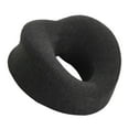 thumbnail image 4 of Almohada de viaje de espuma viscoelástica para el cuello, multiusos, portátil y cómoda. gris oscuro, 4 of 9
