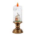 thumbnail image 2 of JVBTVB Christmas Music Box with LED Candle Lights & Crystal Decor – 9"x3" Glittering Holiday Tabletop Decoration for Home, Office, Bedroom – Festive Gift for Kids, Family & Friends – 200ml, 2 of 2