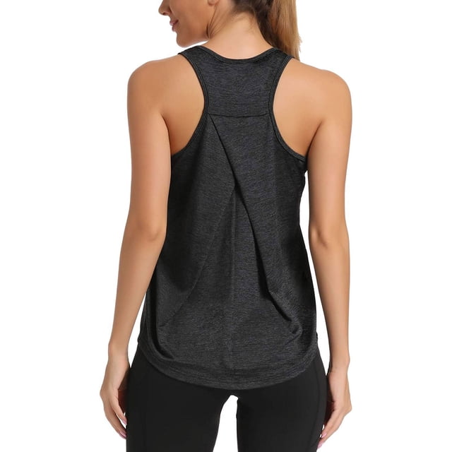 Camisetas sin mangas para entrenamiento para mujer, camisetas deportivas para hacer ejercicio en el gimnasio, camisetas deportivas para yoga y gimnasio, camisetas deportivas con espalda