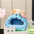 thumbnail image 3 of D-GROEE Cute Cozy Pet Nest Cozy Hamster Nest Bunny Carrot Design Small Warm Room for Guinea Pigs Ferrets Hedgehogs Rabbits Rats Autumn Winter Hamster Cage, 3 of 8