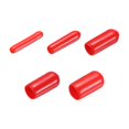 thumbnail image 3 of Uxcell 50Pcs Tapas Redondas de Goma Protectores 1.5mm 2mm 3mm 4mm 5mm Rojo, 3 of 6