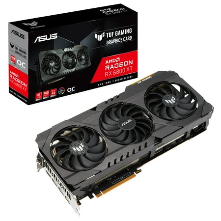 ASUS TUF-RX6800XT-O16G-GAMING - Graphics card - Radeon RX 6800 XT - 16 GB GDDR6 - PCIe 4.0 - 3 x DisplayPort, HDMI